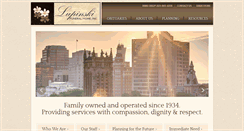 Desktop Screenshot of lupinskifuneralhome.com